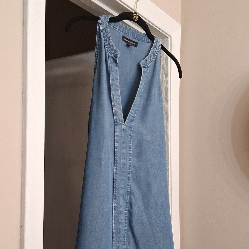 Banana Republic Light Blue Denim Dress
